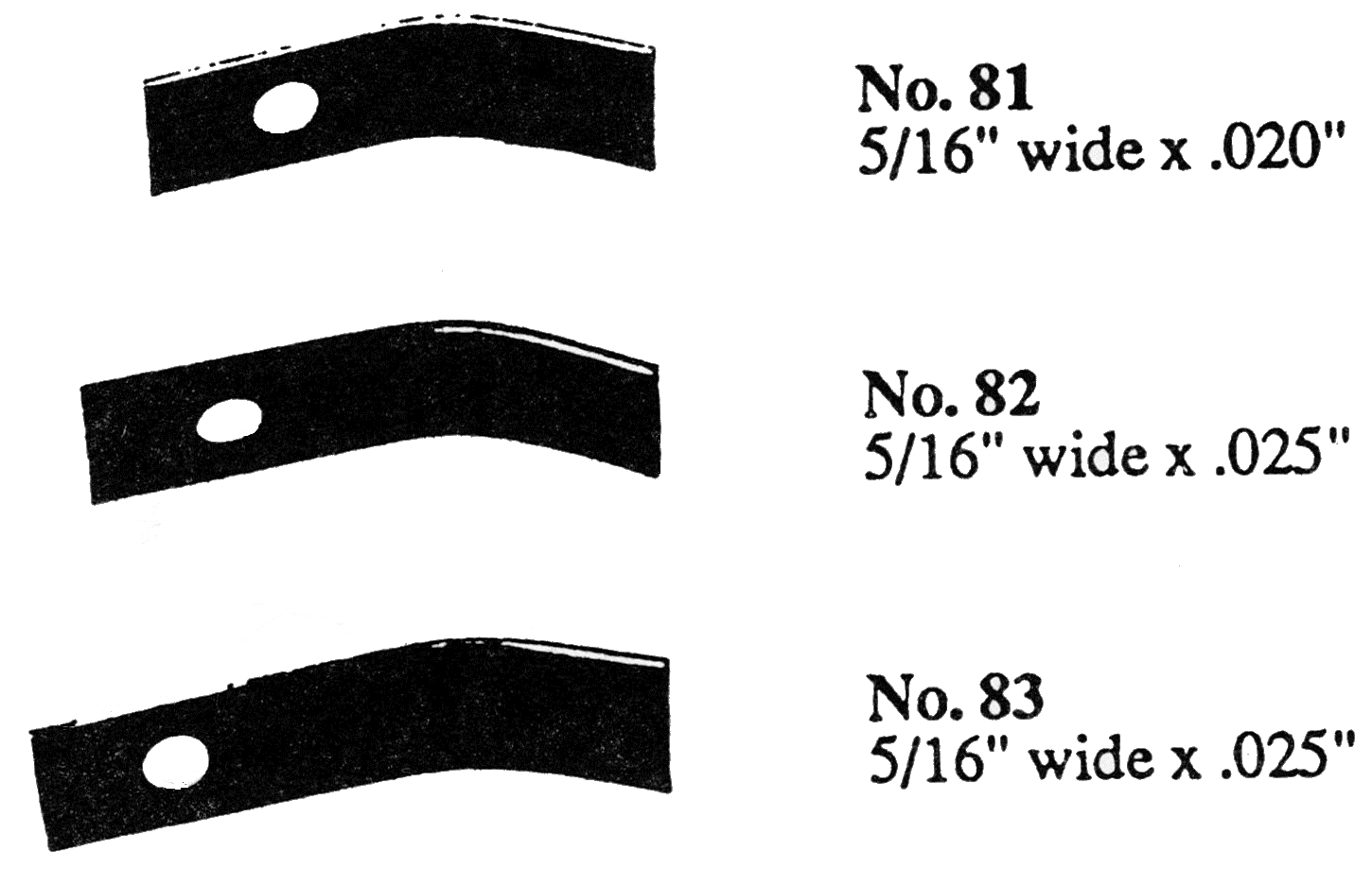 Wolff Gunsmith Blitzpak 8, 6 FlatType Trigger Return Springs, 3 Different Designs